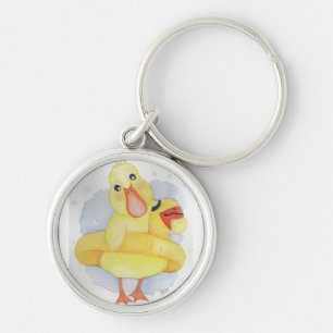Chaveiro Pato de borracha