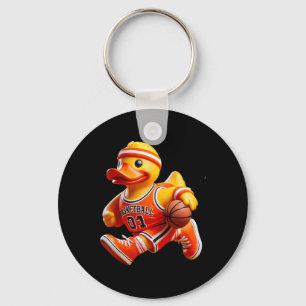 Chaveiro Pato de Borracha Sketll Jogador Ducky Duckie Homen