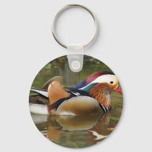 Chaveiro pato-de-mandarina
