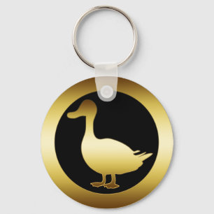 CHAVEIRO PATO DOURADO