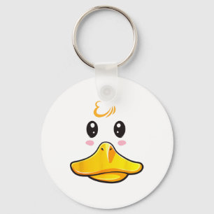 Chaveiro Pato Figurino Borrão Borracha Cuja Cara de Borrach