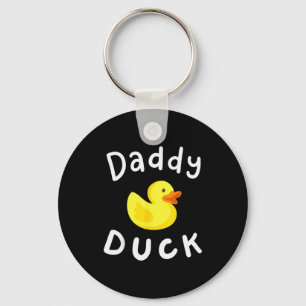 Chaveiro Pato Pai Aniversário Pato de Borracha Amante Famíl