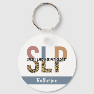 Chaveiro Patologista Leopard de Discurso SLP Personalizado