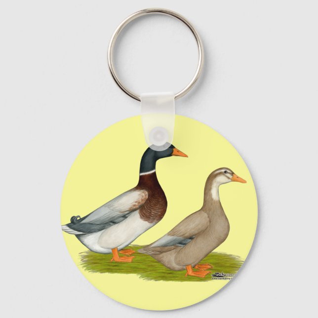Chaveiro Patos da Saxónia (Frente)