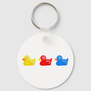 Chaveiro Patos de borracha