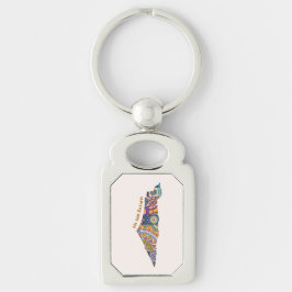 Chaveiro Patrimônio no Mapa da Palestina