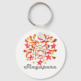 Chaveiro Patriot de Cingapura (Cidade do Leão)