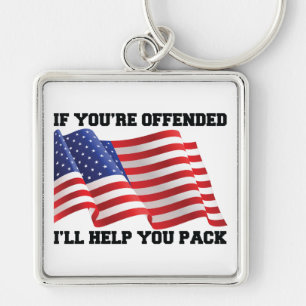 Chaveiro Patriota Americano