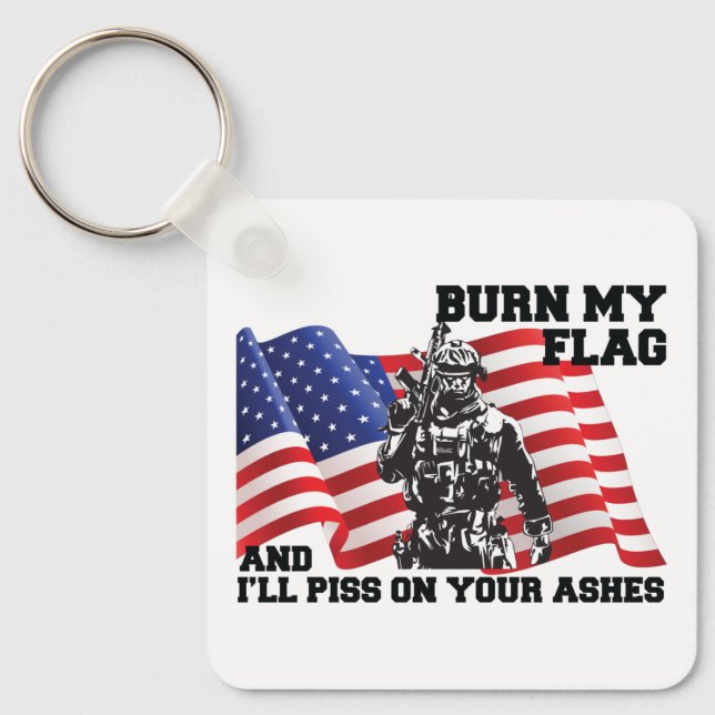 Chaveiro Patriota Americano (Frente)