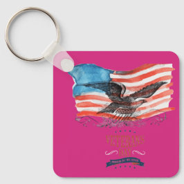 Chaveiro Patriotas lembrados magenta