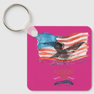 Chaveiro Patriotas lembrados magenta