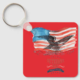 Chaveiro Patriotas lembraram o vermelho brilhante