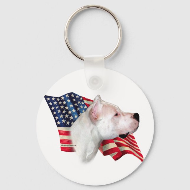 Chaveiro Patriotic Dogo Argentino (Frente)