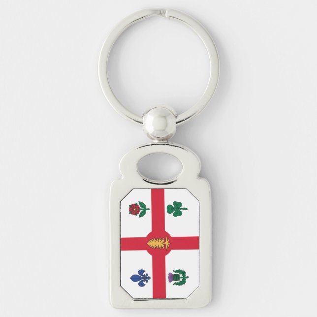 Chaveiro Patriotic keychain with Flag of Montreal, Canada (Frente)