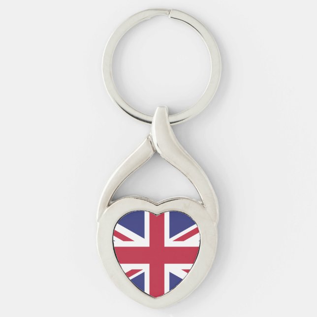 Chaveiro Patriotic United Kingdom Flag (Frente)