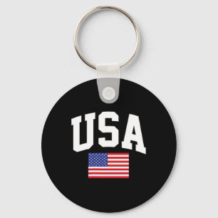 Chaveiro Patriótica das Estrelas de Bandeira Americanas em