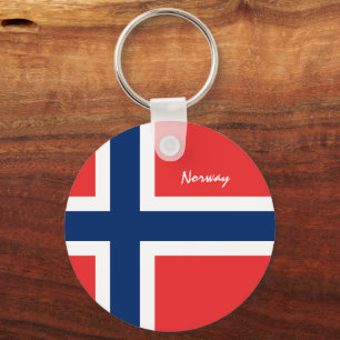 Chaveiro Patriótica Norway Chaveiro, Bandeira Norueguesa