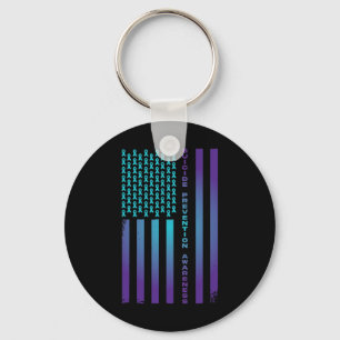 Chaveiro Patriótico Americano Bandeira nos Estados Unidos P