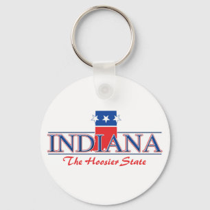 Chaveiro patriótico de Indiana