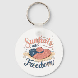 Chaveiro Patriótico dos Sunhats e Liberdade