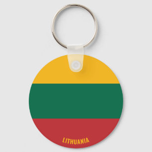 Chaveiro Patriótico encantador do pavilhão da Lituânia
