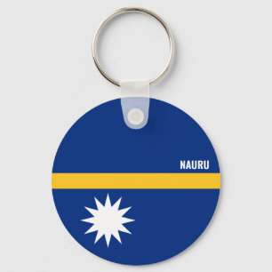Chaveiro Patriótico encantador do Sinalizador Nauru
