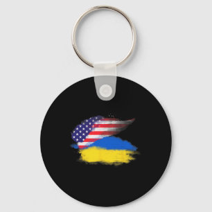 Chaveiro Patriótico Estados Unidos Usa Ucrânia Americano Uc