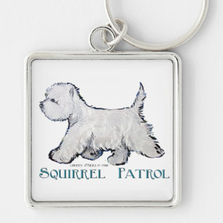Chaveiro Patrulha do esquilo de Westie