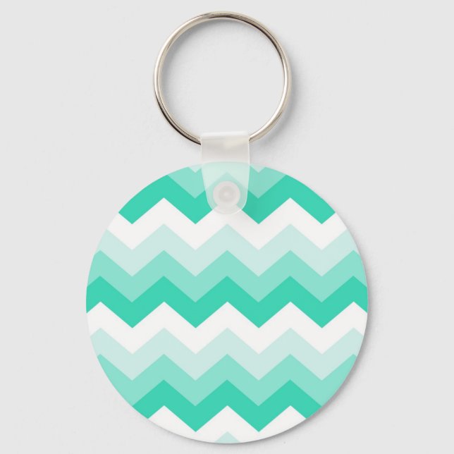 Chaveiro Patrulha Zigzag (Turquoise, wit en groen) (Frente)