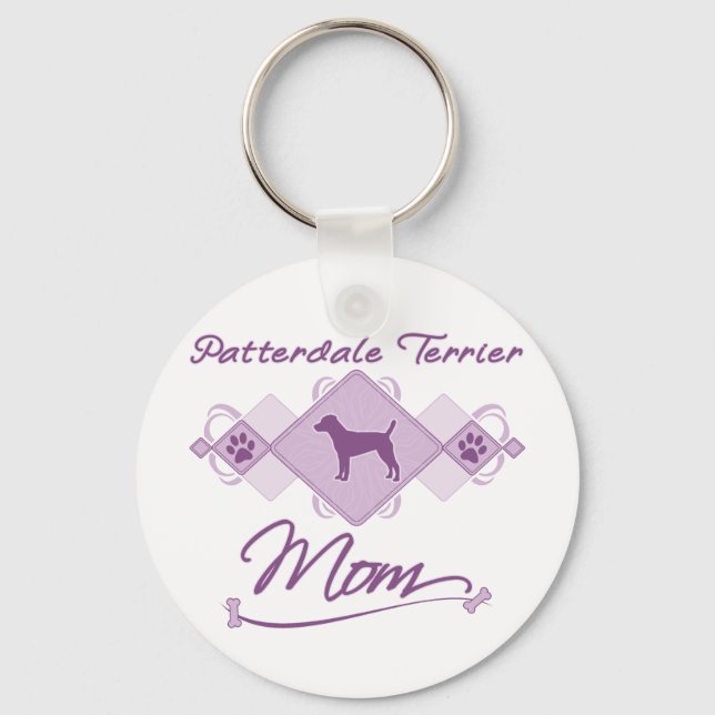 Chaveiro Patterdale Terrier Mãe (Frente)