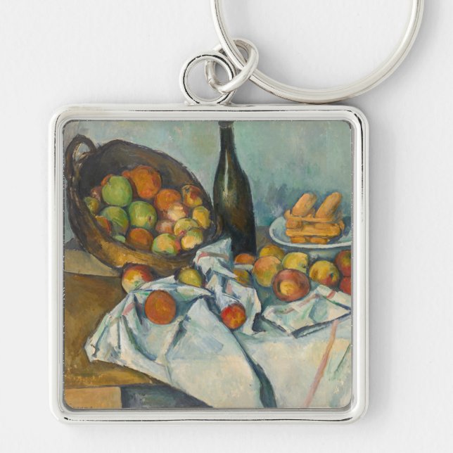 Chaveiro Paul Cezanne - A Cesta das Maçãs (Frente)