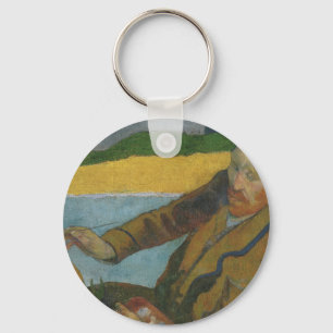 Chaveiro Paul Gauguin Vincent van Gogh pintando girassóis