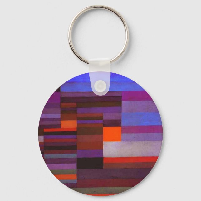 Chaveiro Paul Klee Fire na Corrente Chave da Noite (Frente)