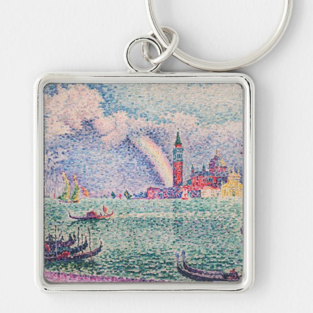 Chaveiro Paul Signac - Arco-Íris, Veneza (Frente)