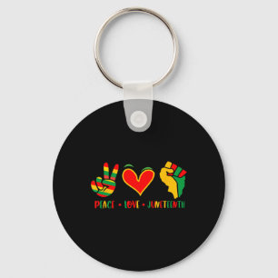 Chaveiro Paz Amor 1865 Dia da Independência Negro