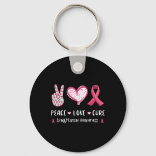 Chaveiro Paz Amor Cura Cancer Sensibilização Mulheres Crian