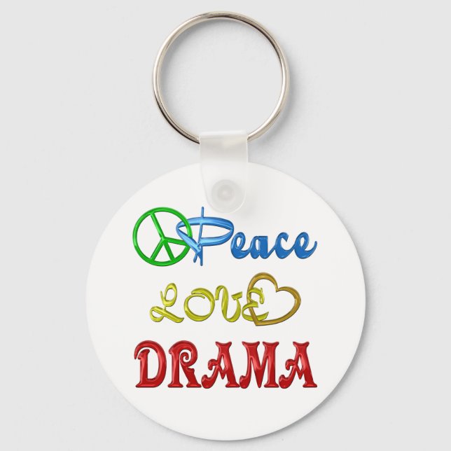 CHAVEIRO PAZ AMOR DRAMA (Frente)