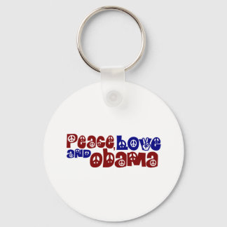Chaveiro Paz, Amor E Obama