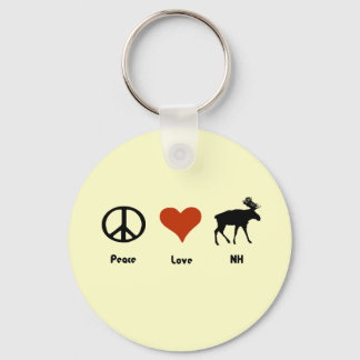 Chaveiro Paz Amor Nova Hampshire