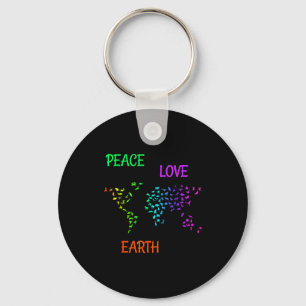 Chaveiro Paz Amor Terra Planeta Verde Natureza Proteger Ter