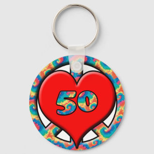Chaveiro Paz, coração, 50