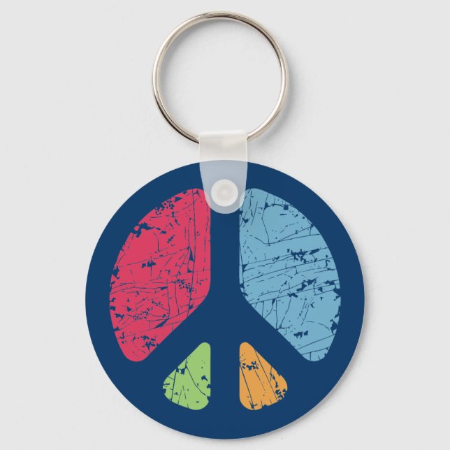 Chaveiro Paz de Estêncil (Frente)