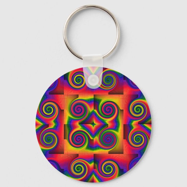 Chaveiro Paz e Amor_ (Frente)