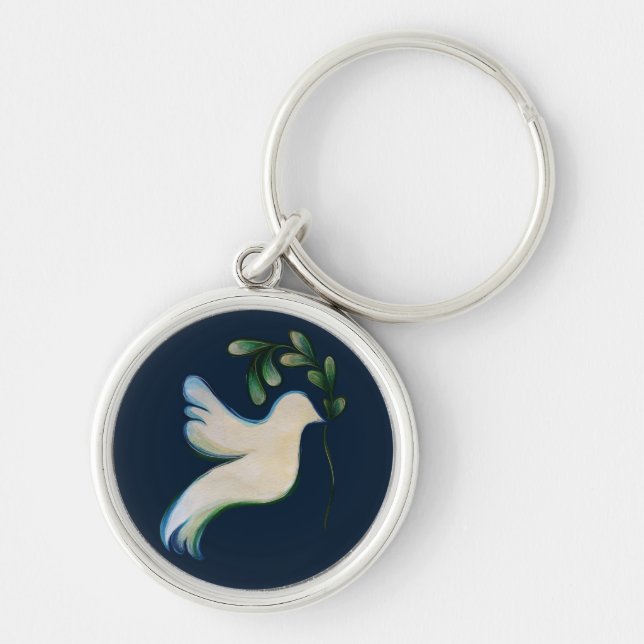 Chaveiro Paz na Terra Dove da Esperança (Frente)