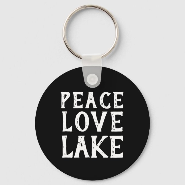 Chaveiro PAZ Náutica Divertida - AMOR - LAGO | (Frente)
