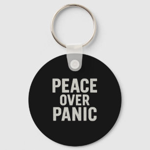 Chaveiro Paz Sobre Pânico. Estática, Vintage, Motivacional,