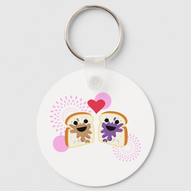 Chaveiro PB& J Love (Frente)