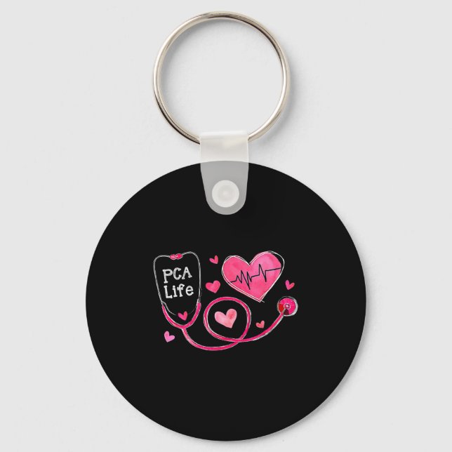 Chaveiro Pca Life Valentine Heart Stethoscope  (Frente)