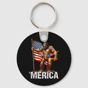 Chaveiro Pé Grande América Rocha Bandeira Americana Patriót
