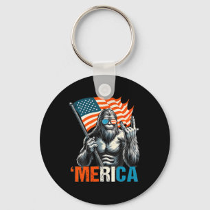 Chaveiro Pé Grande América Rocha EUA Bandeira Americana 4 D